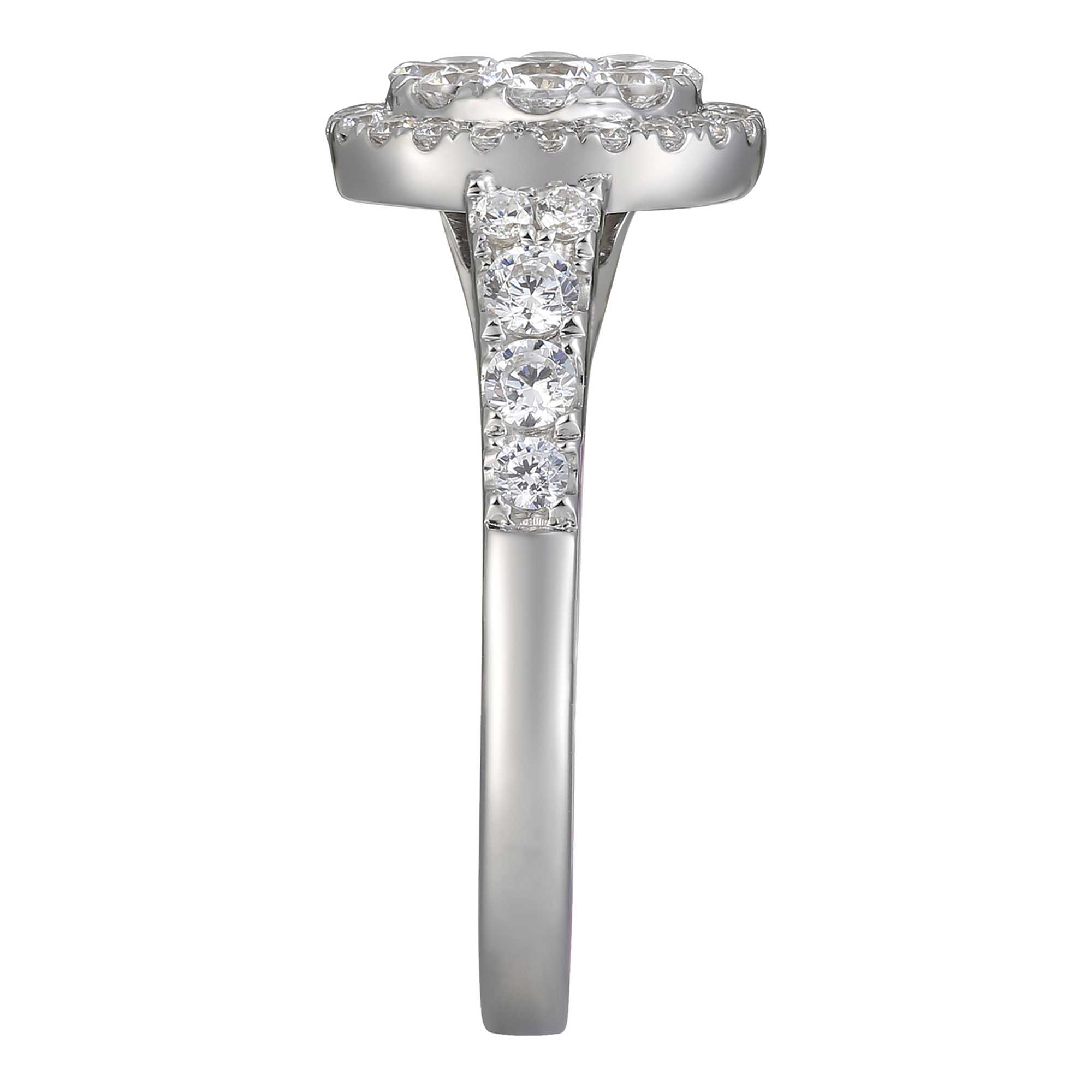 03 white gold round cut halo diamond ring