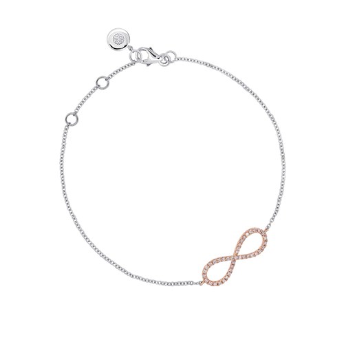 01 blush infinite love bracelet