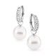 01 allure pearl and diamond white gold detachable earrings