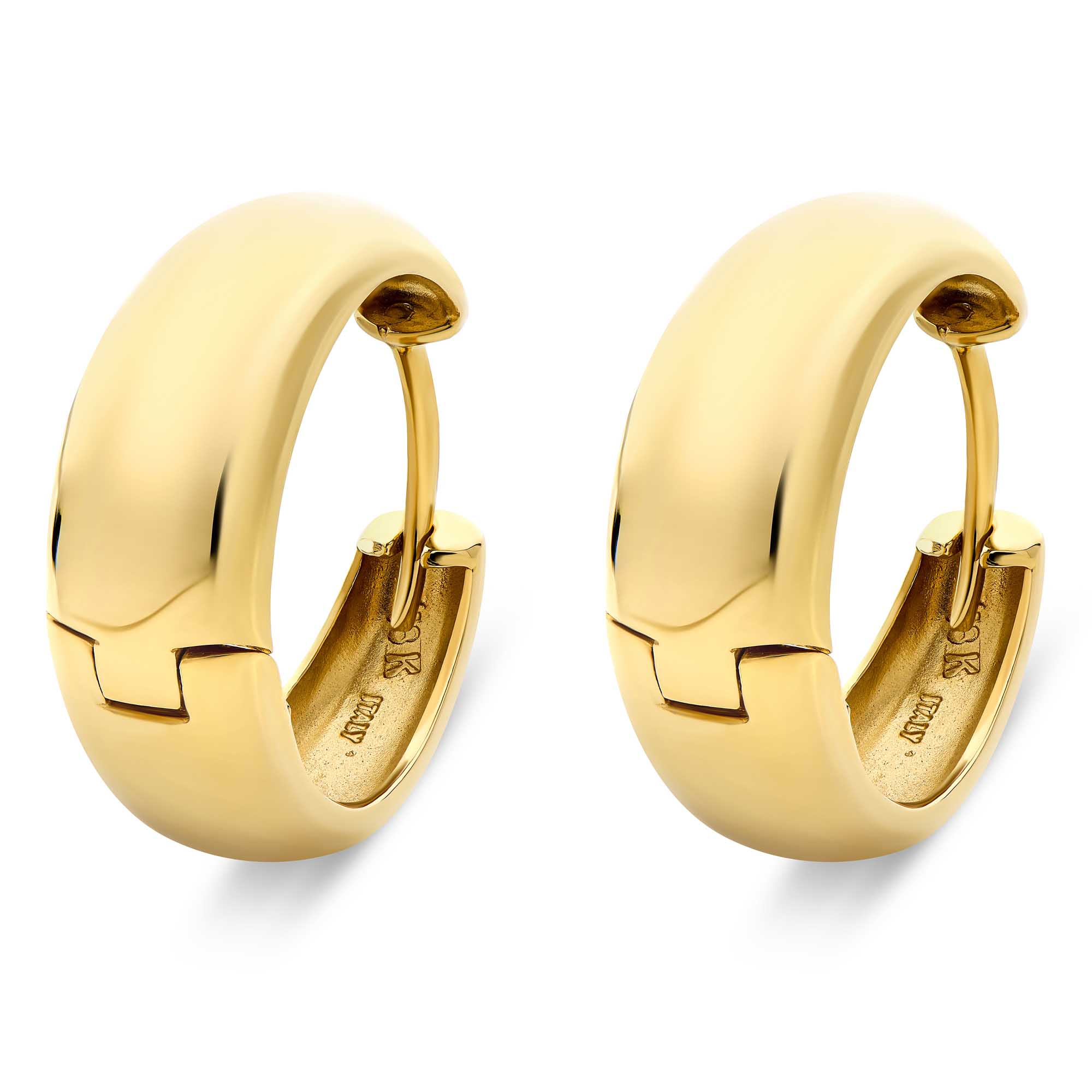 24V24GAA (EA7EY290)   Lyn Yellow Gold Graduated Hoop Earring