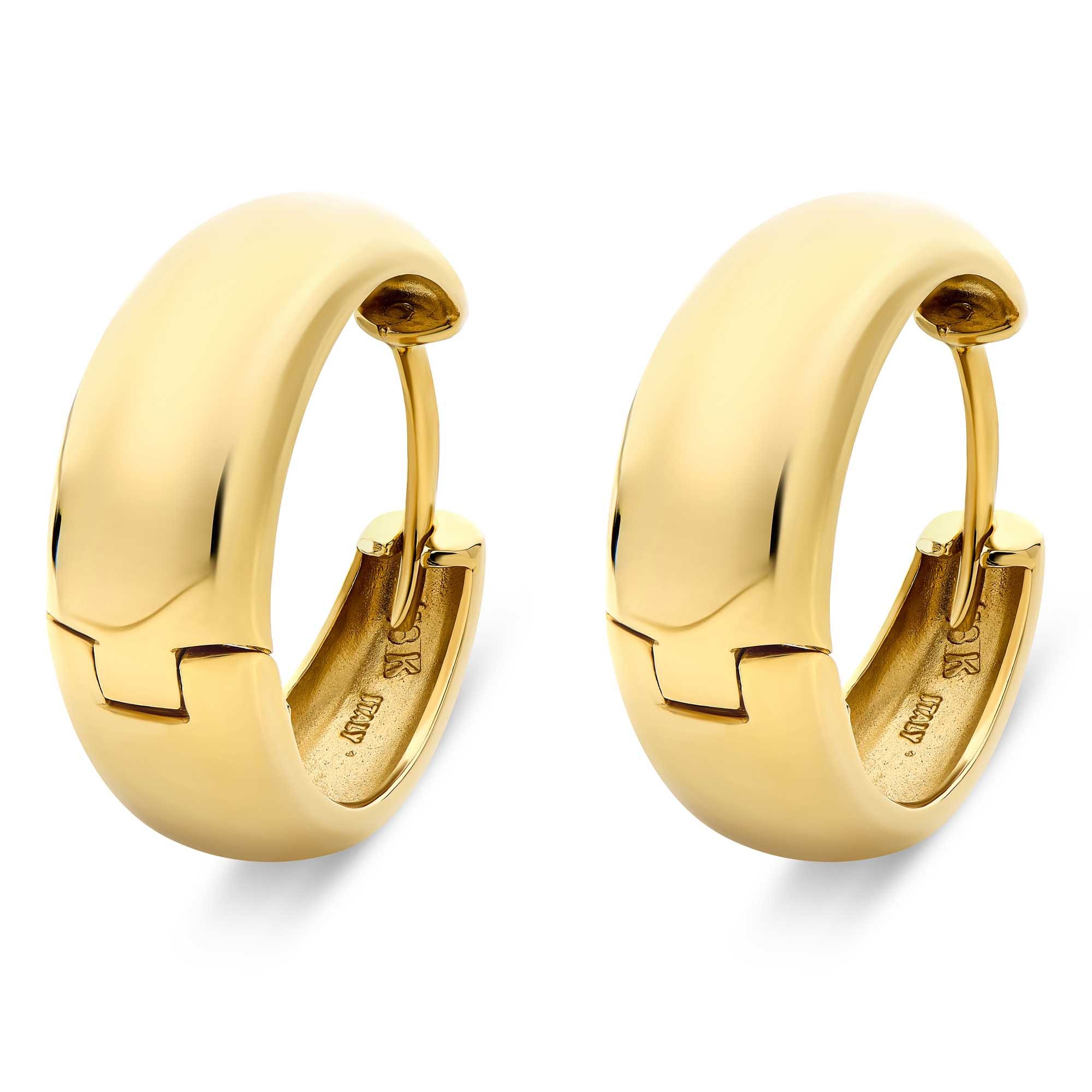 24V24GAA (EA7EY290)   Lyn Yellow Gold Graduated Hoop Earring