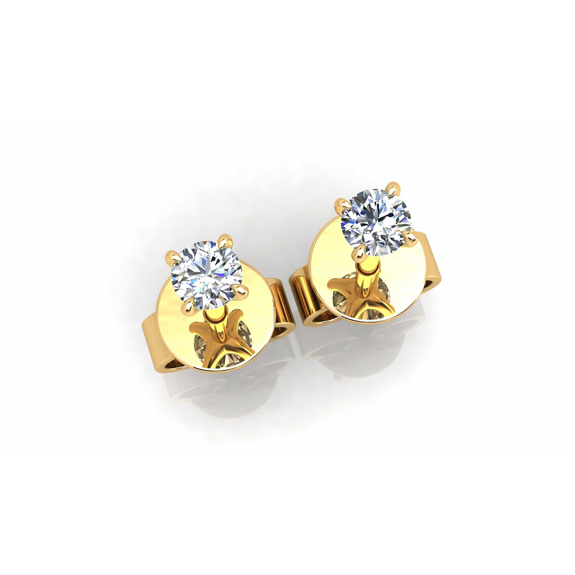 25V32AAA Classic Diamond Earrings (2)