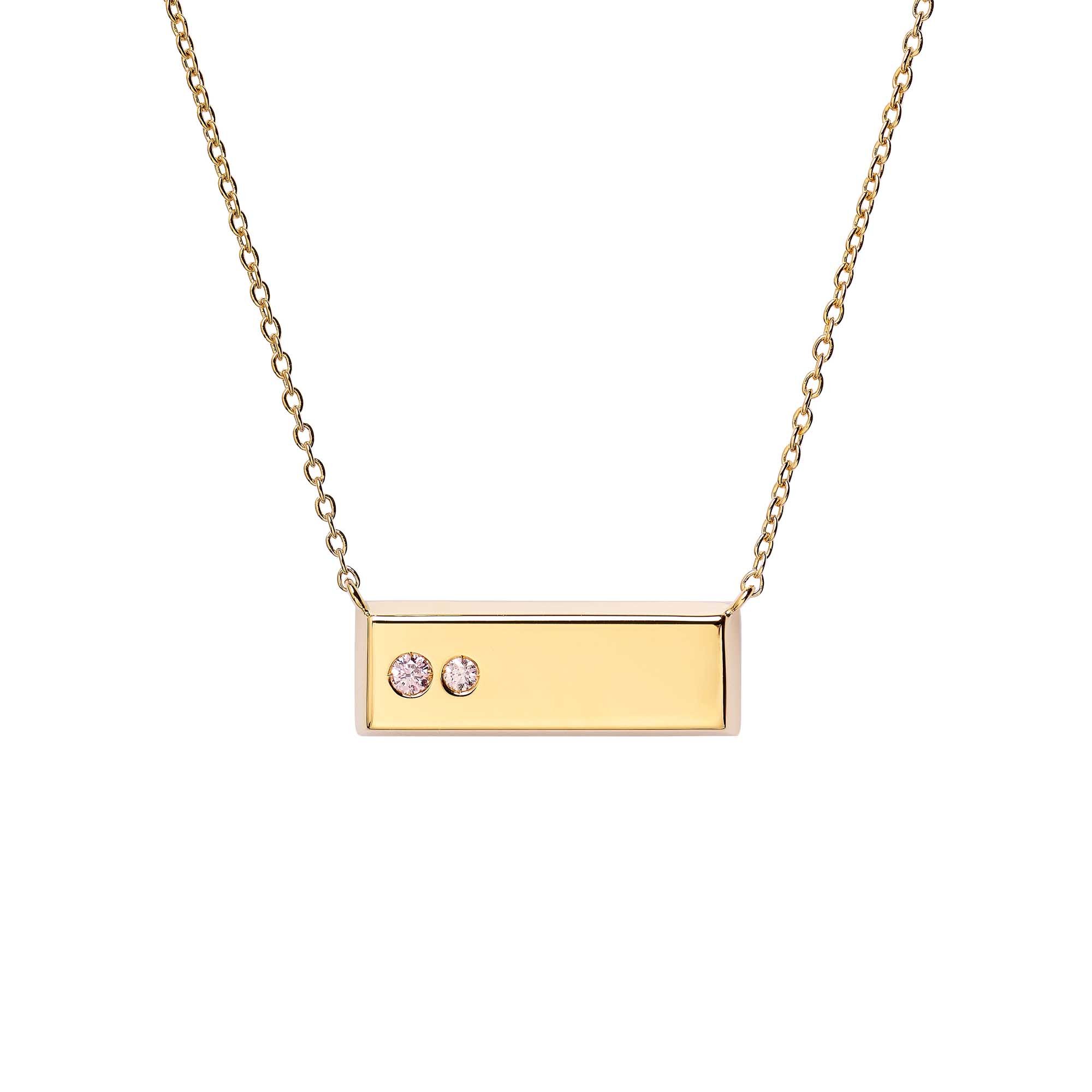 1 Natures Treasures Series II Bar Necklace 25V56AAA FrontOn Graded RGB