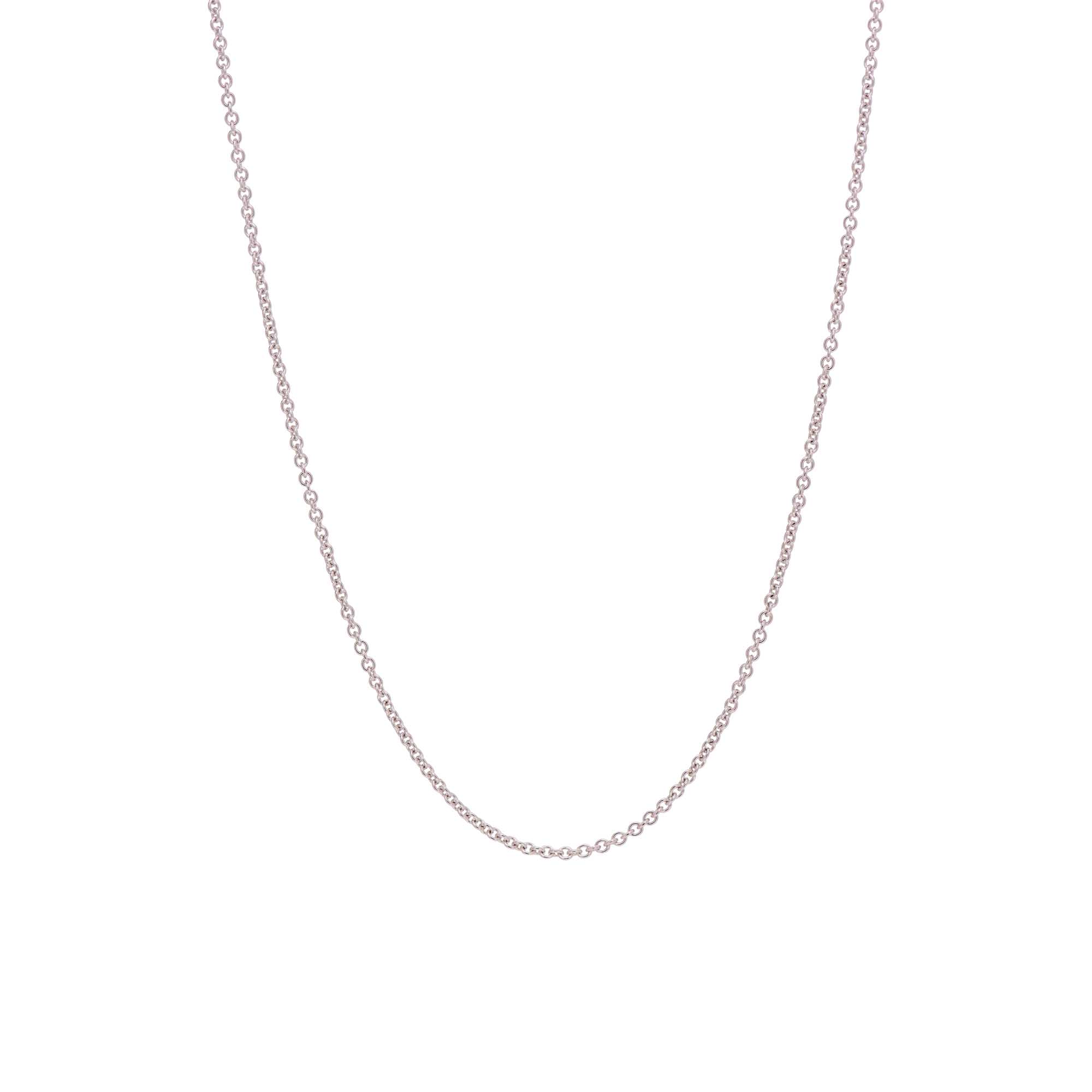 1 CH250601 9 Carat White Gold Trace Chain Main