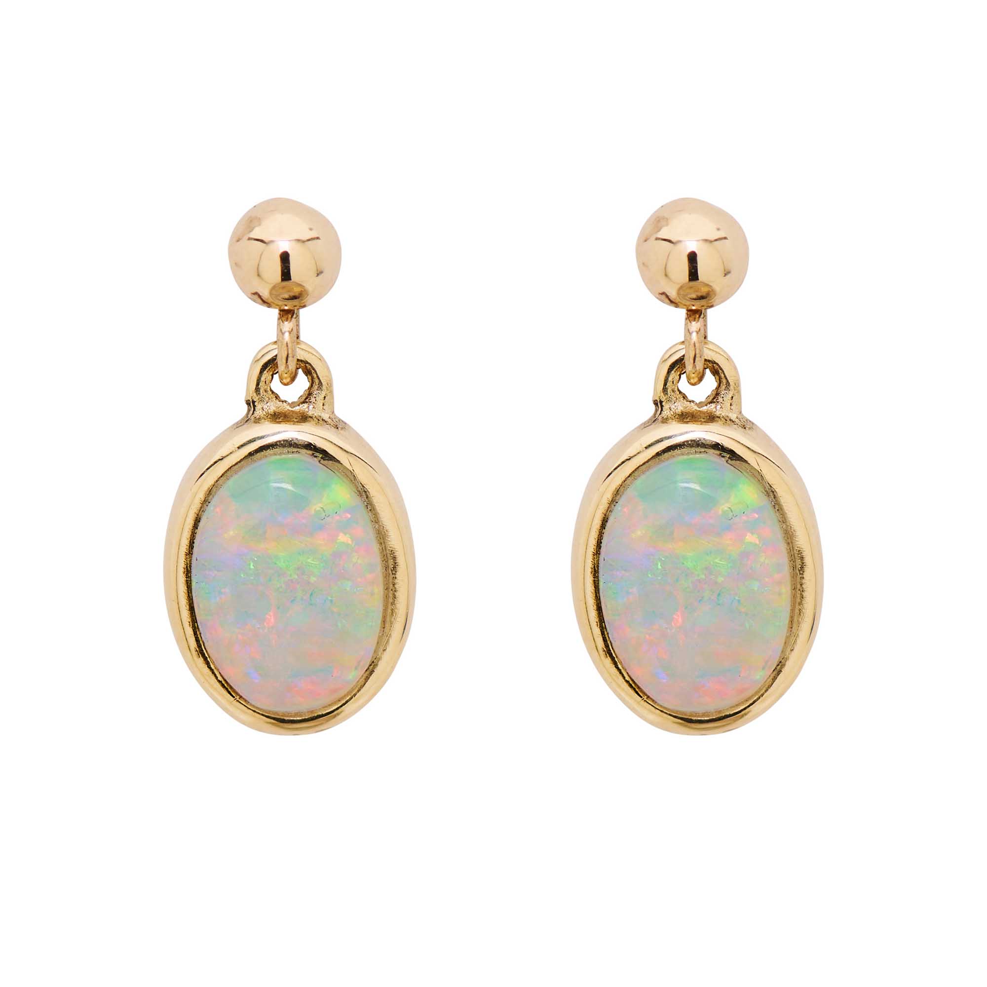 1 EA250203 Eliza Drop Crystal Opal Earring Main