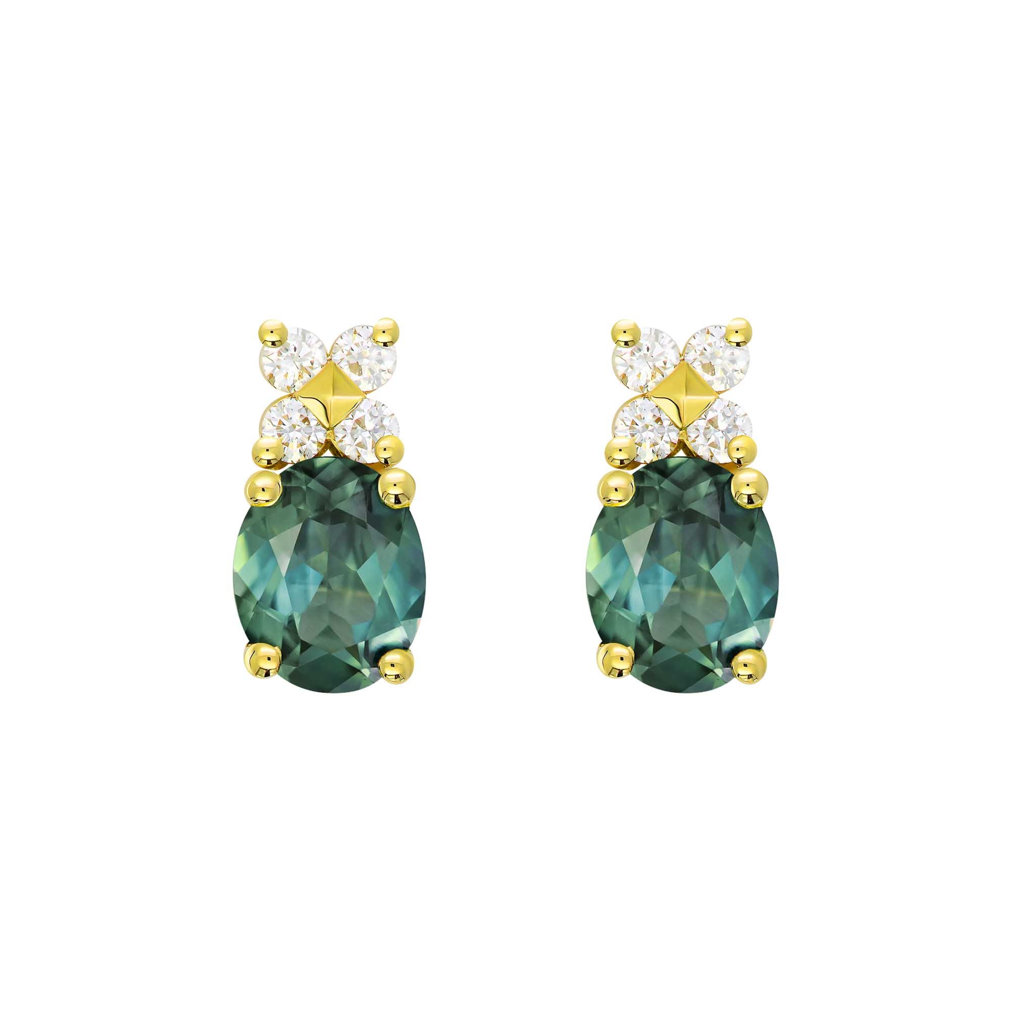 1 EA250601 Holly Sapphire and Diamond Earrings Main Graded RGB