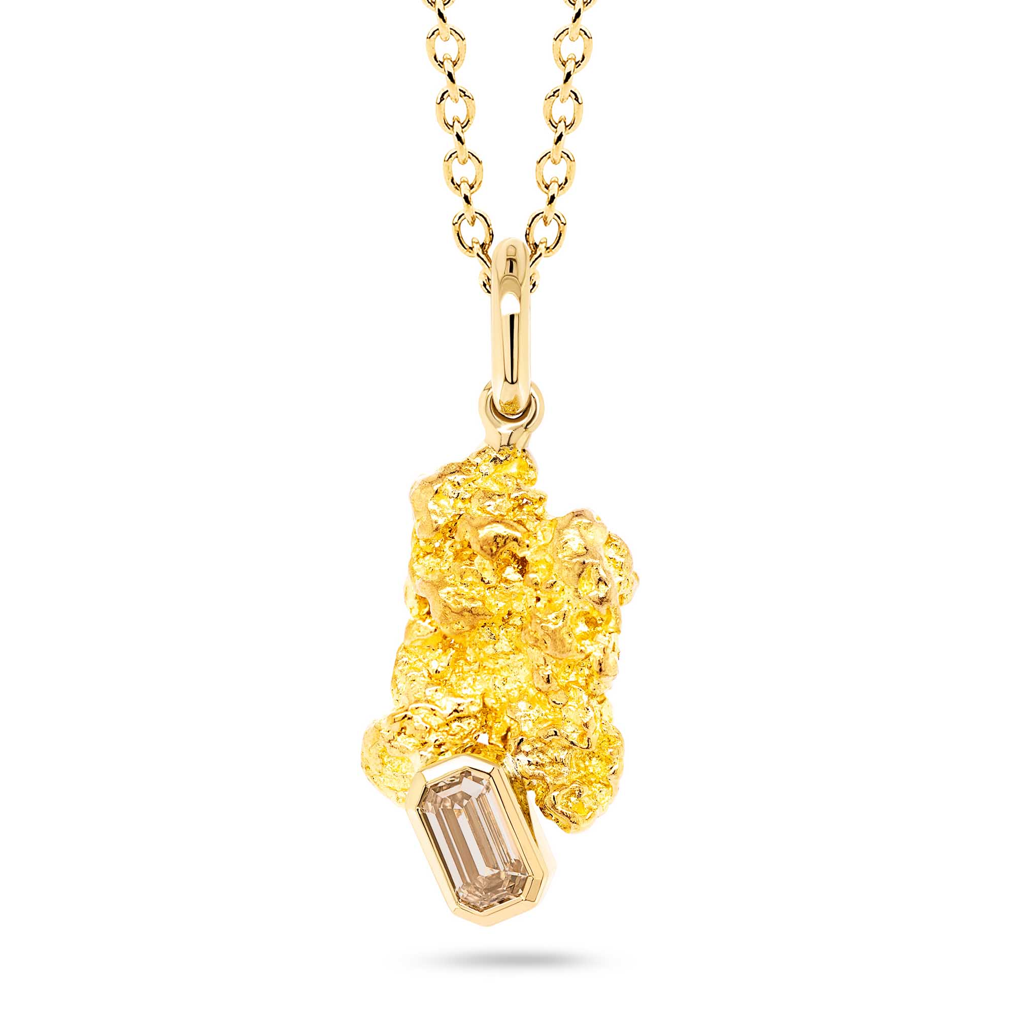1 Simone Natural Nugget Diamond Pendant PE250401 UPDATED