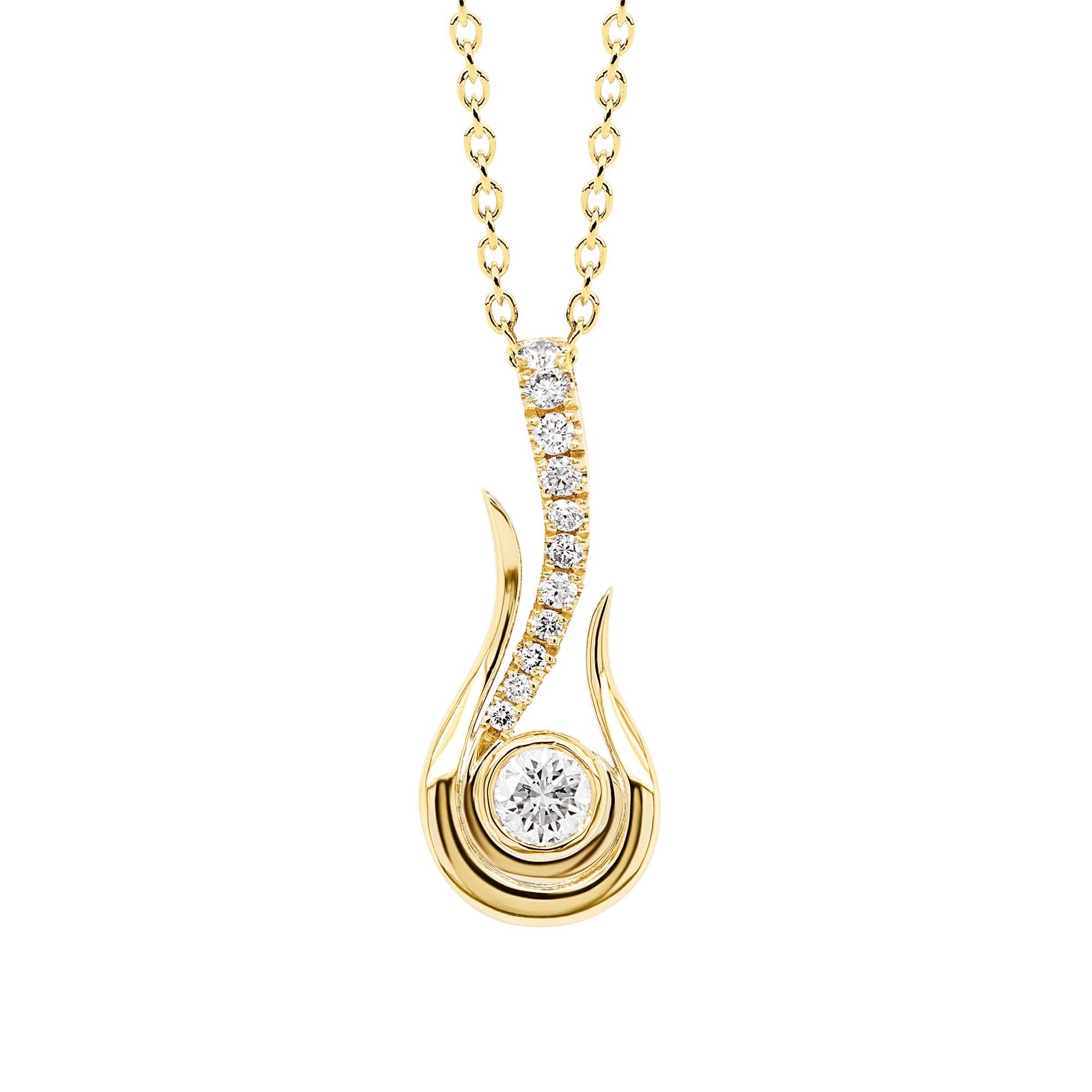 1 Marina White Diamond Pendant PE82Y005