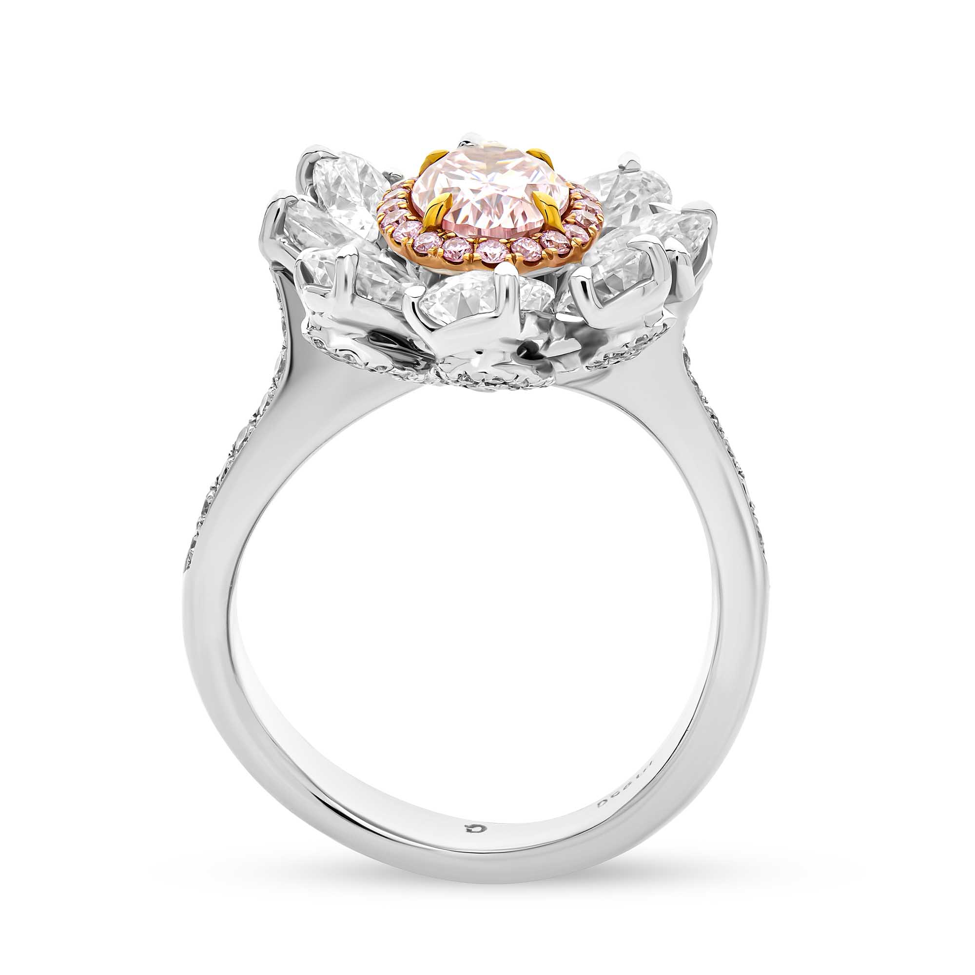2 RIJS2004 Viola Pink Diamond Ring SideOn