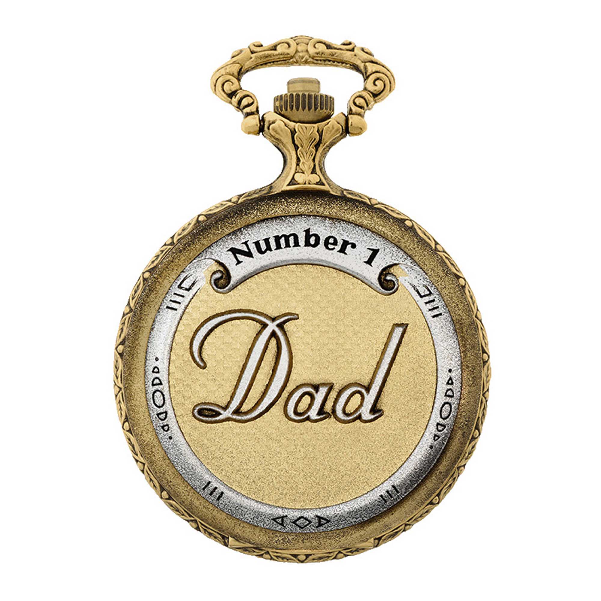 1 WA250201 No1 Dad Pocket Watch Main