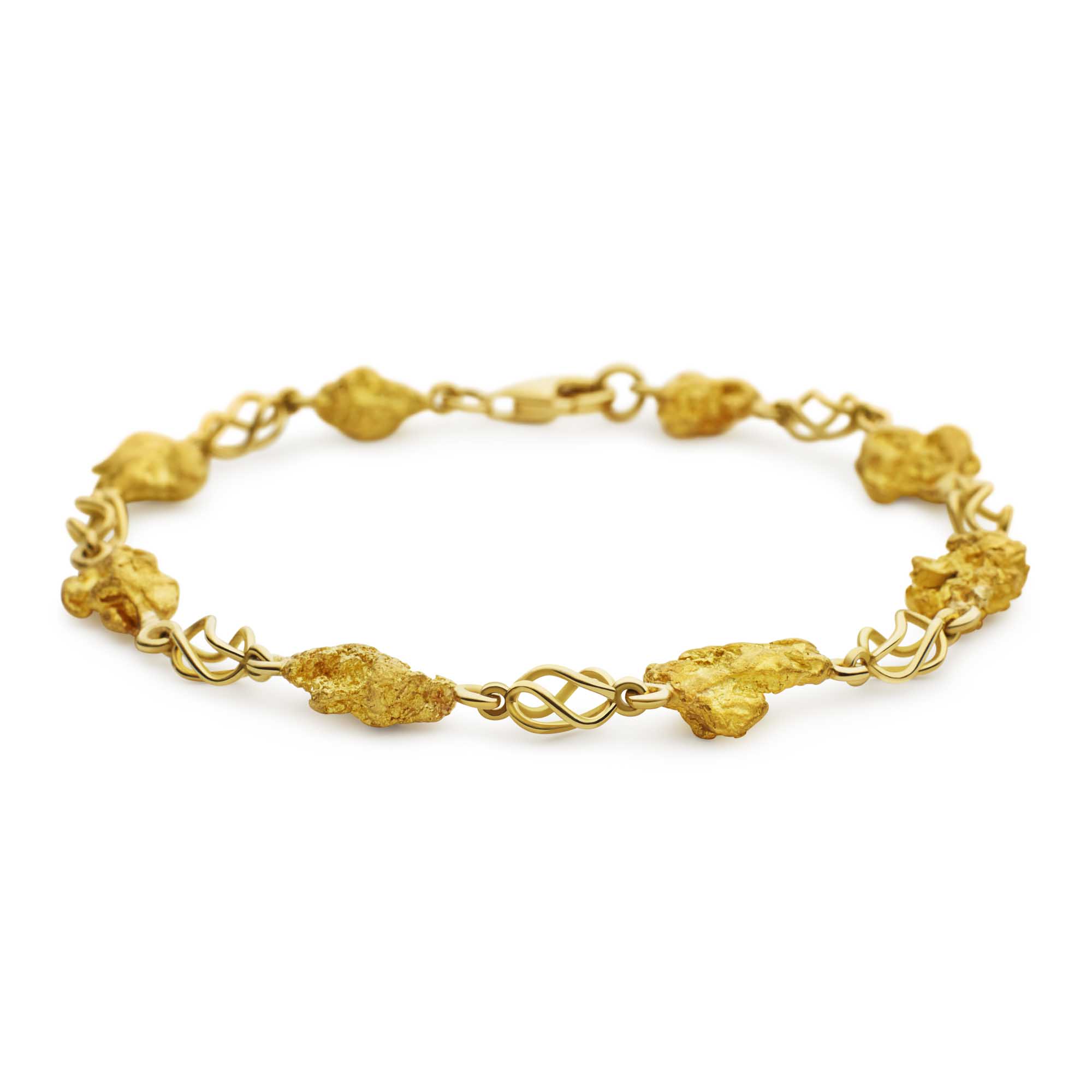 BLSH2751 18YG NuggetBracelet 5375
