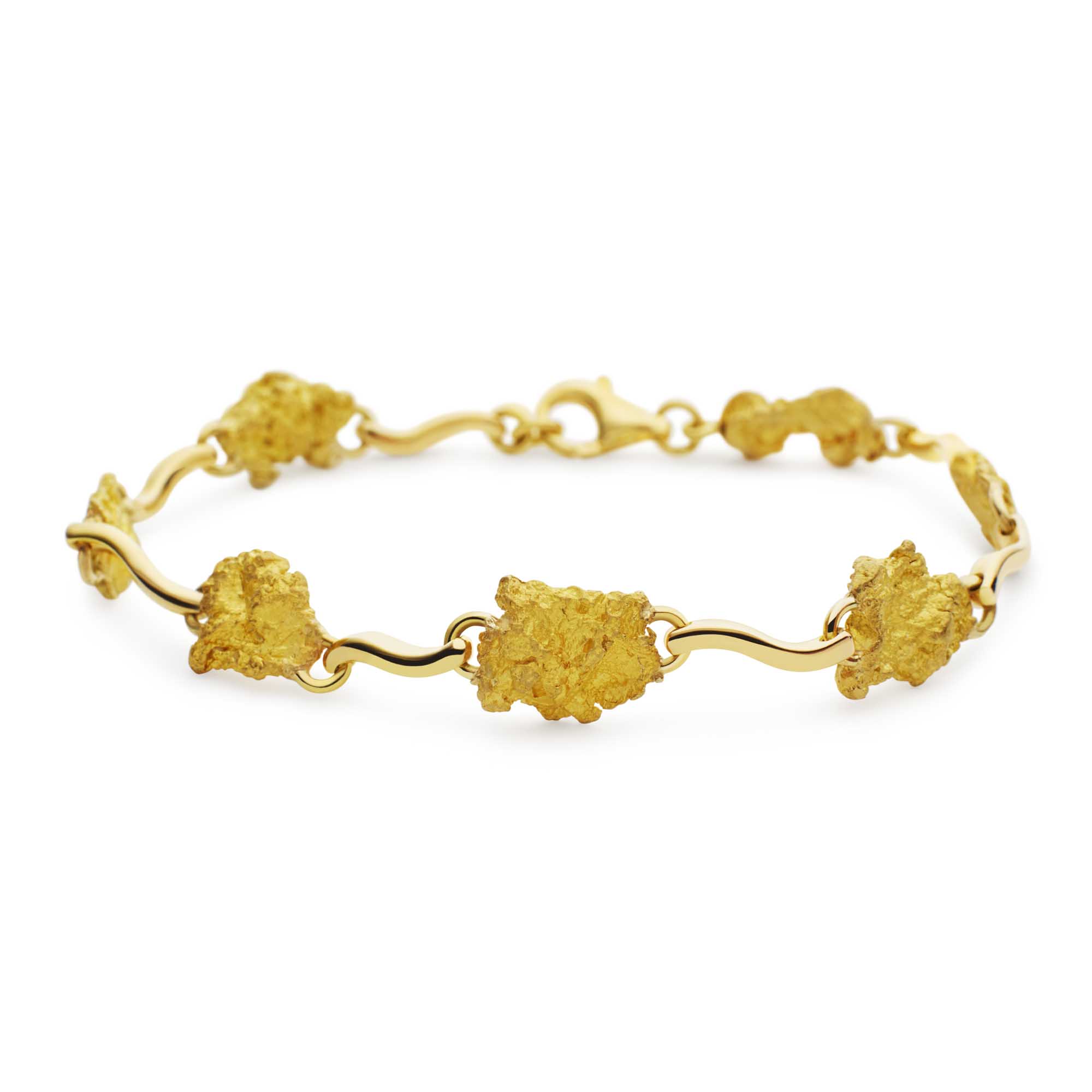 BLSH4475 18YG NuggetBracelet 4969