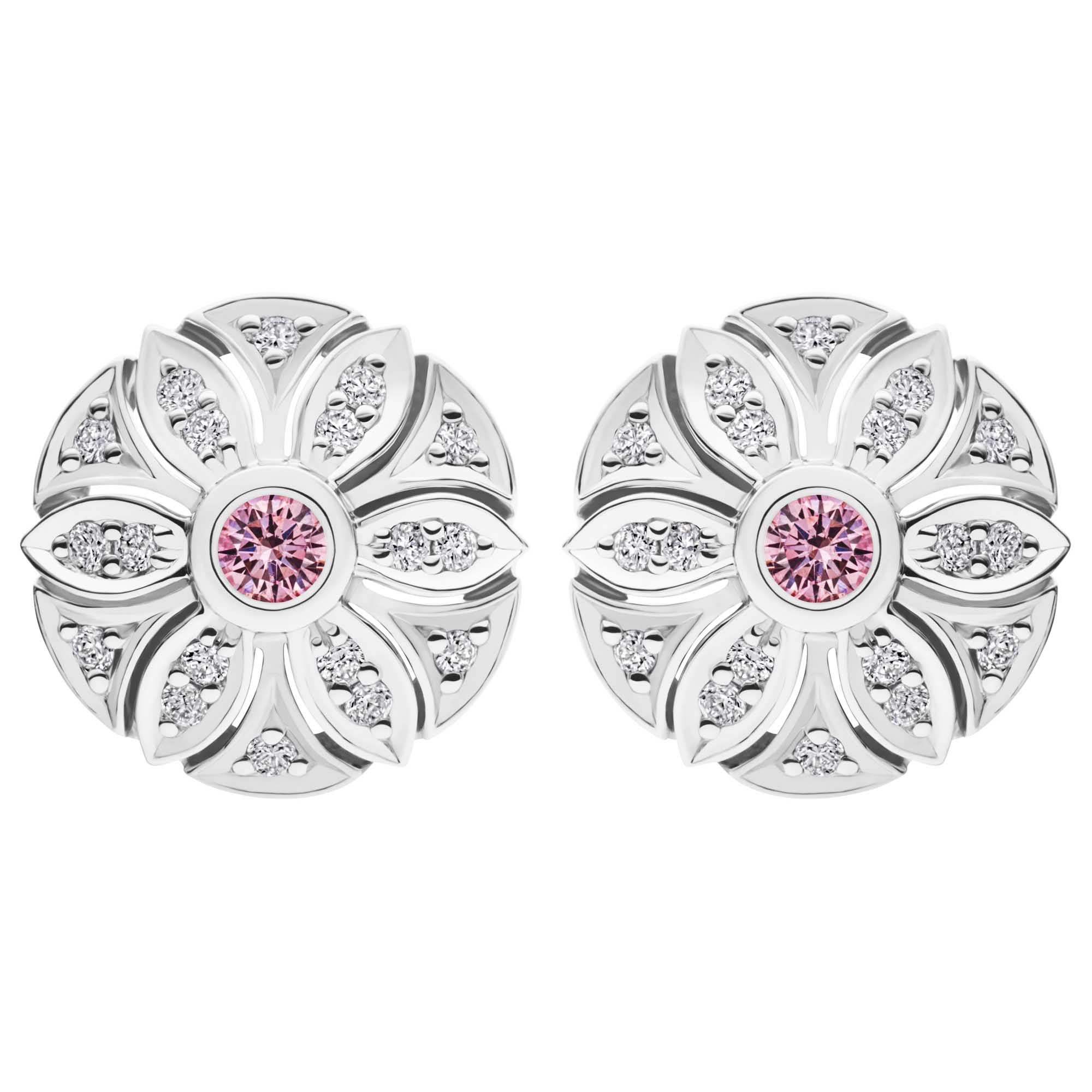 EA5PPLEL 18WG PinkWhiteDia 15480