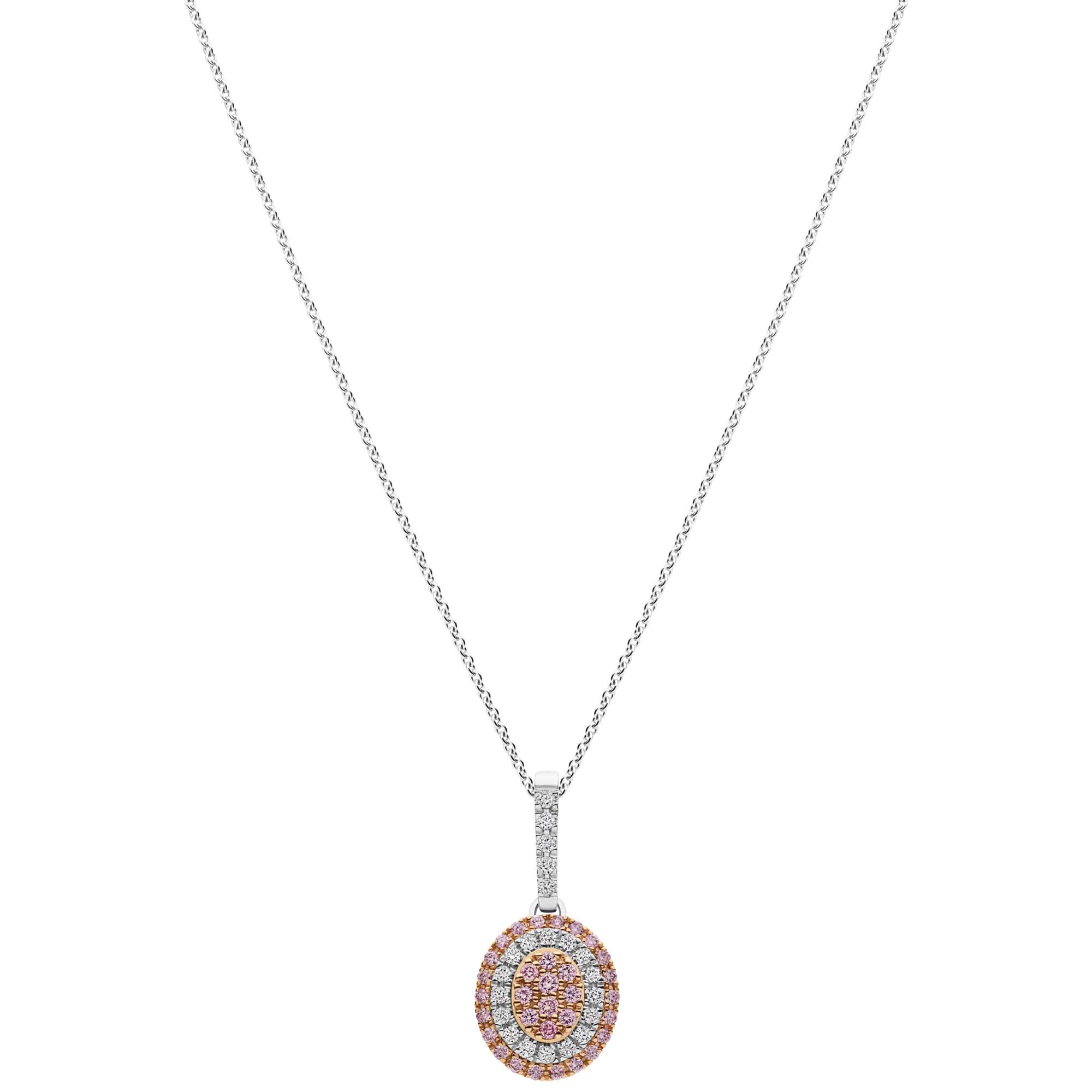 PESGOVCS 18ct ArgPnkPendant 4695