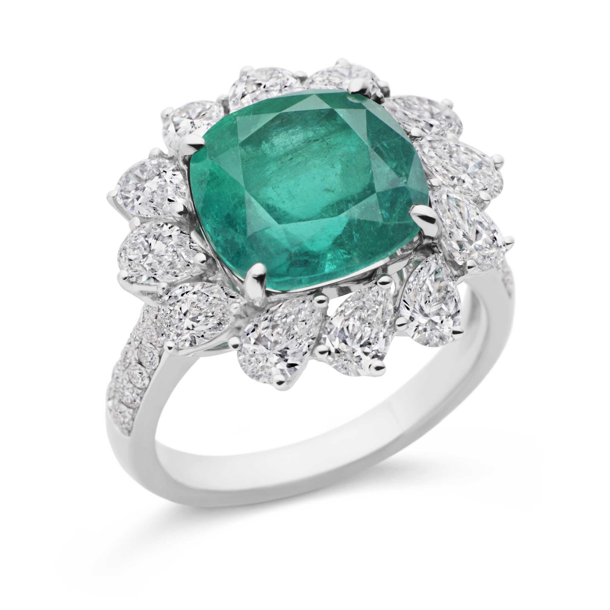 RI0658EM 18W DiaEmeraldRing 26200