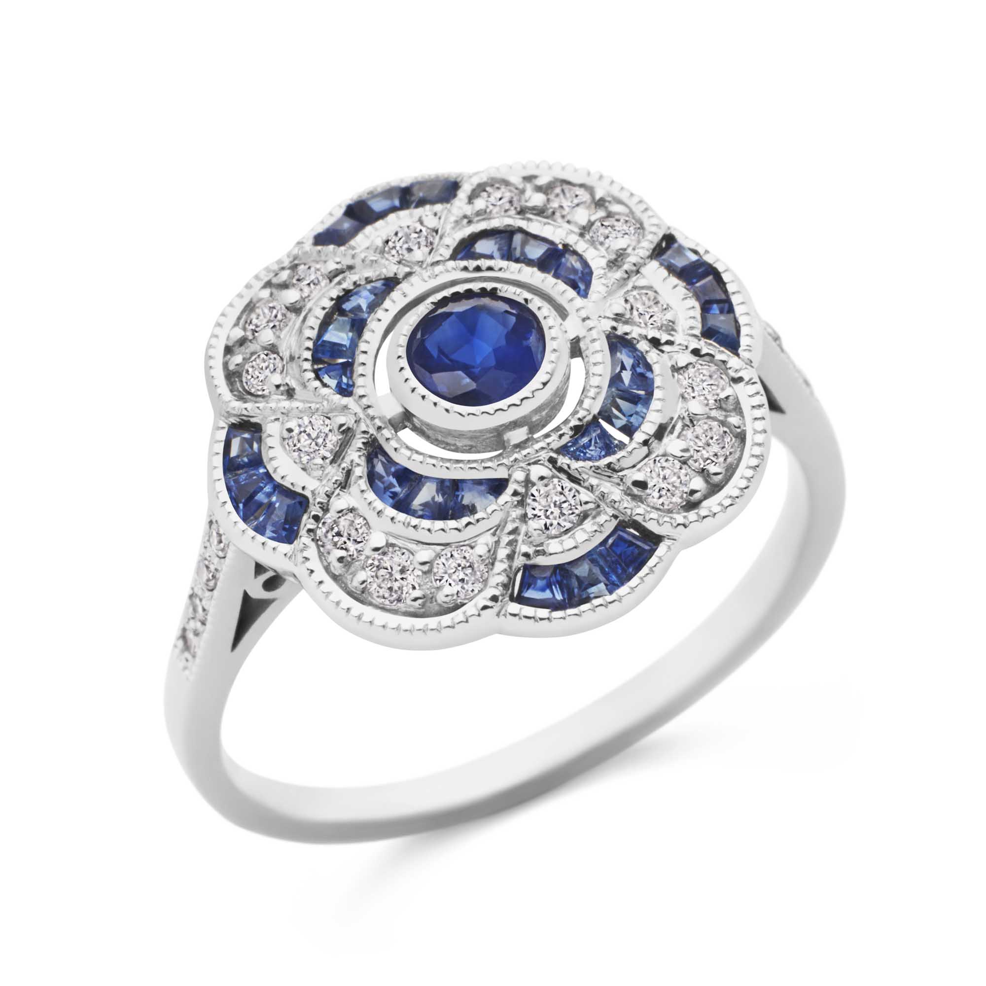 RI1334SD 9W SappDiaRing 1239