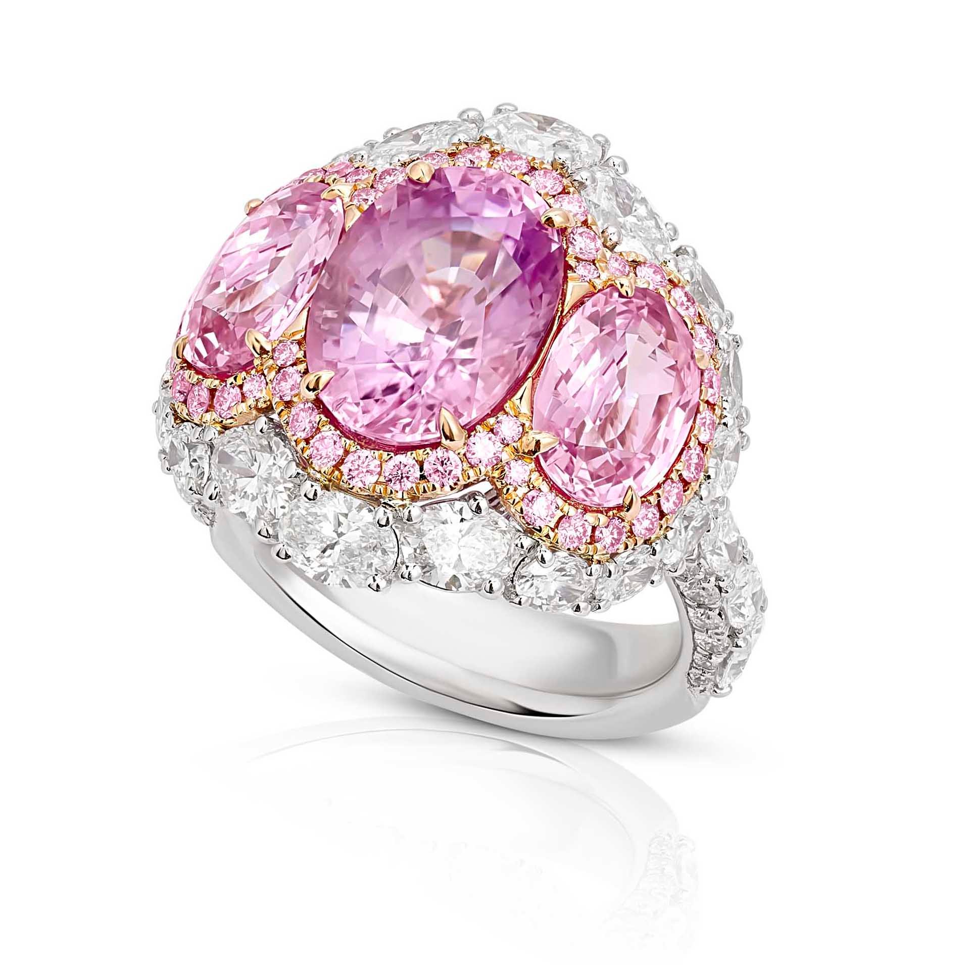 1 RI251001 Padparadscha Trilogy Ring Main