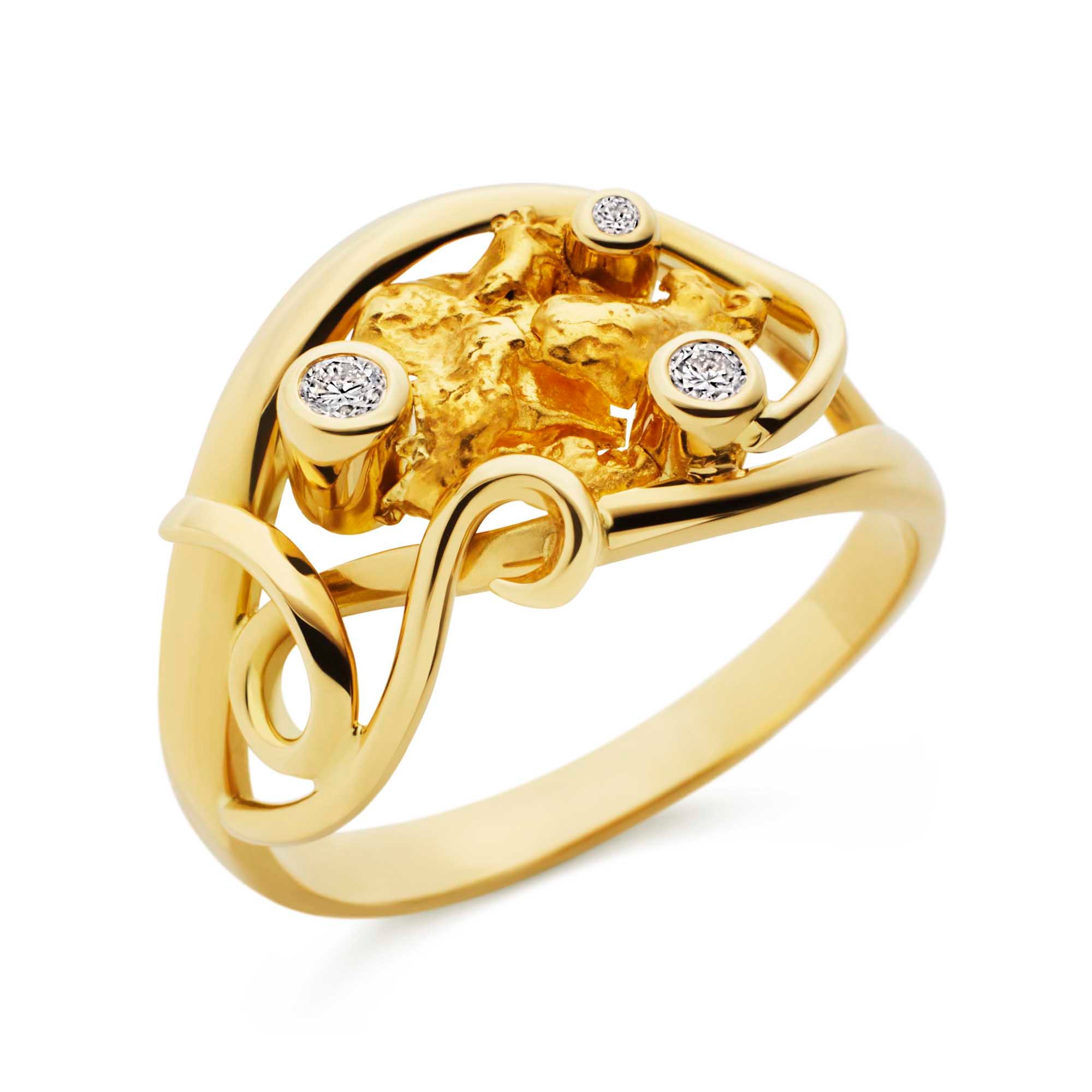 RIDS9955 18Y NuggetDiaRing 2870