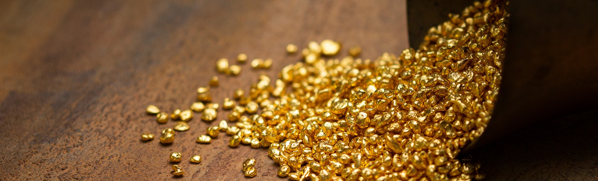 Gold granules at The Perth Mint
