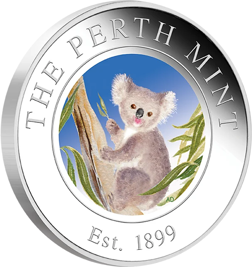 PMKOALA Silver Koala Medallion