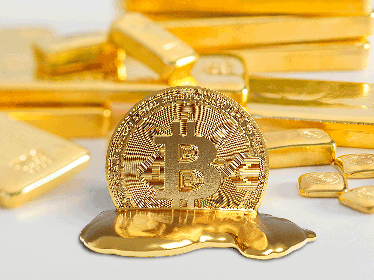 Gold remains solid as bitcoin melts
