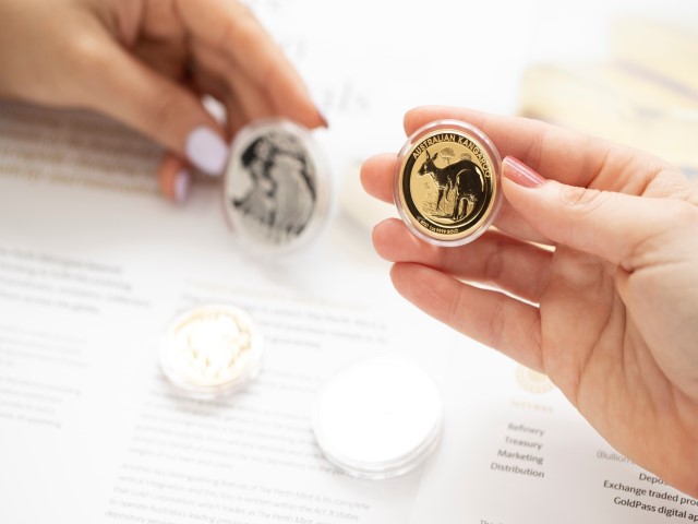 mixed bullion and numismatic