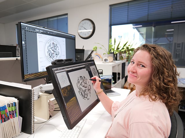 Coin designer Jennifer McKenna from The Perth Mint