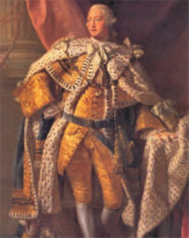 a painting of King George |||