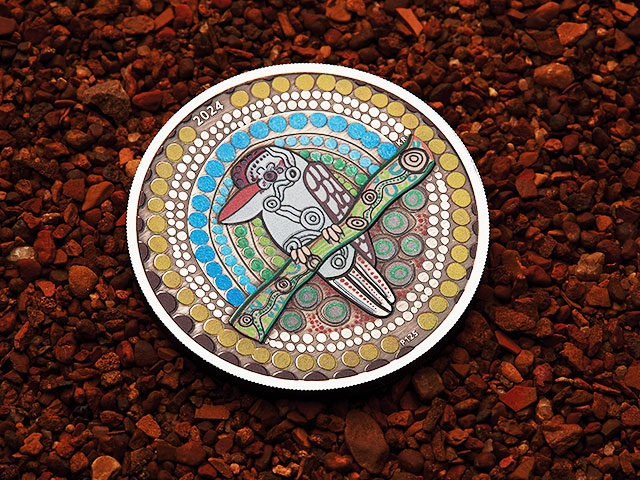 The Kookaburra Kaa Kaa coin released by The Perth Mint. 