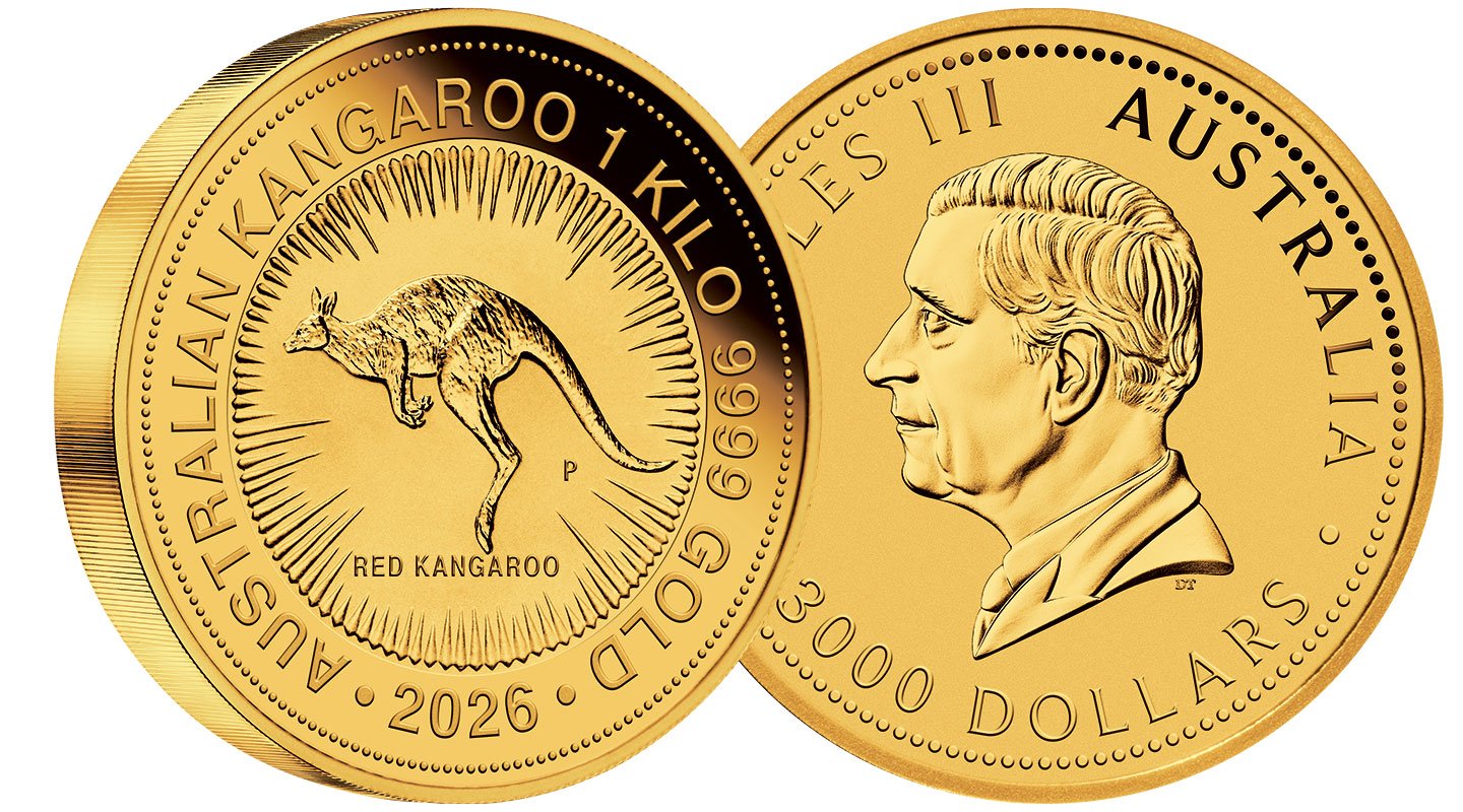 2026 Australian Kangaroo 1 Kilo gold coin