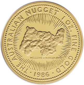Australian Nugget 1986 coin