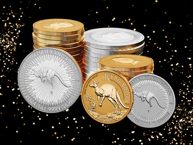 Bullion coins available at The Perth Mint.