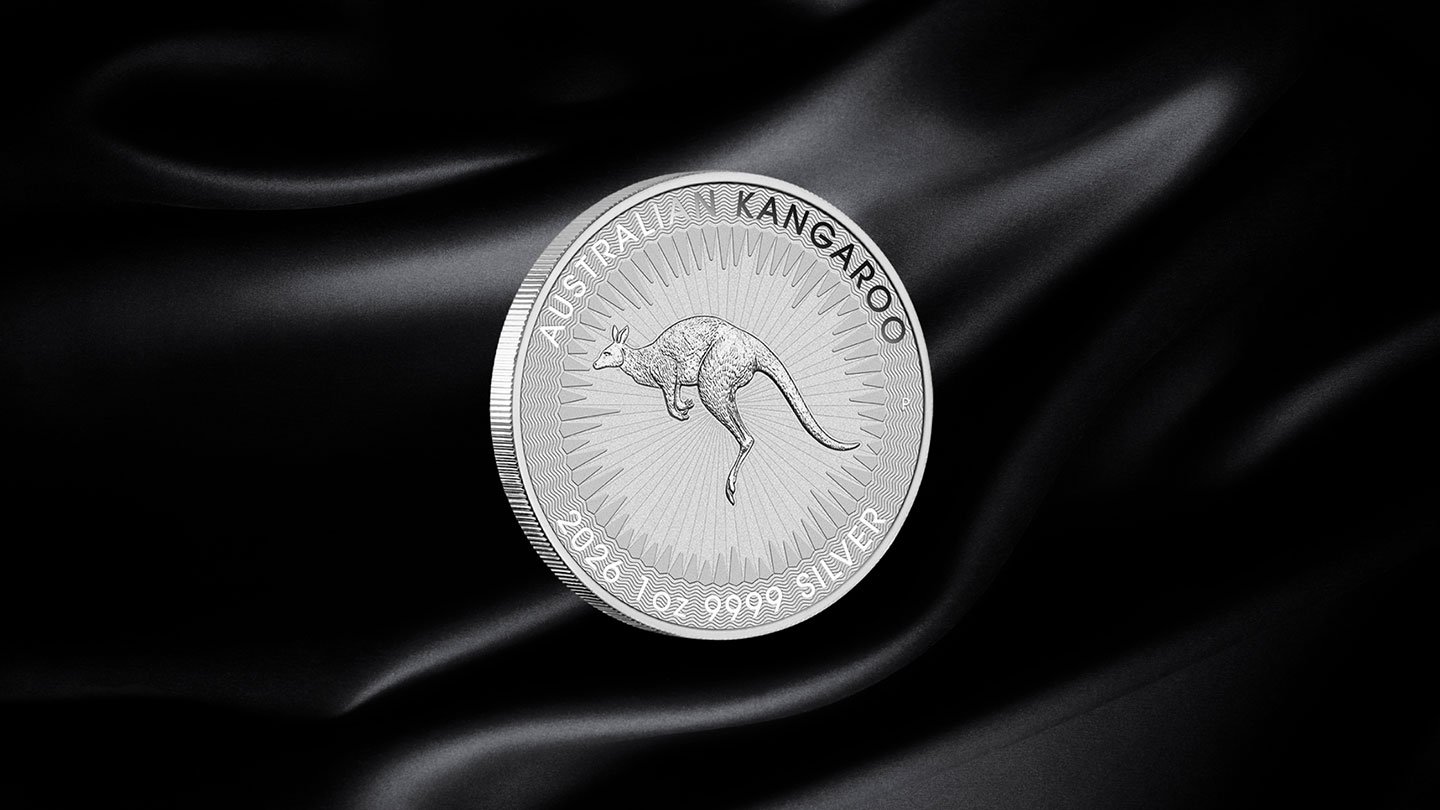 Perth Mint silver Kangaroo bullion coin for 2026