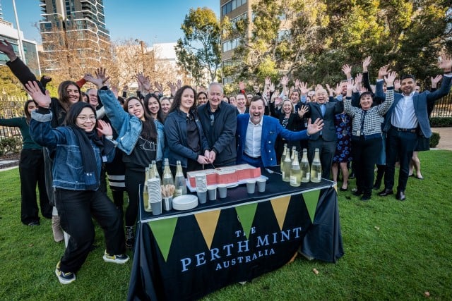 Perth Mint staff celebrate The Perth Mint turning 125