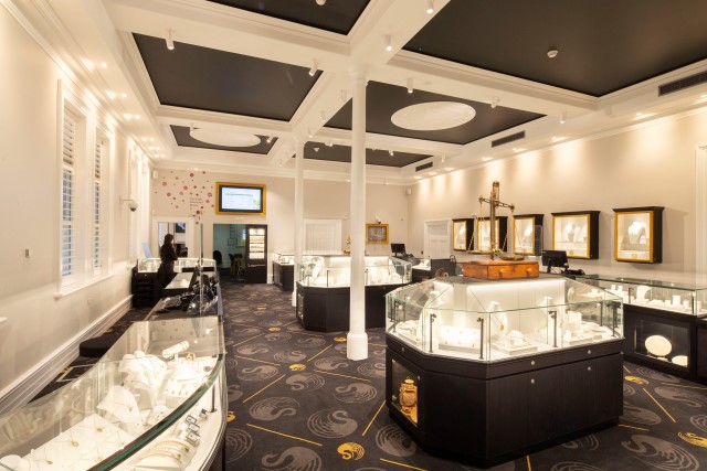 a picture of The Perth Mint's newly rennovated shop