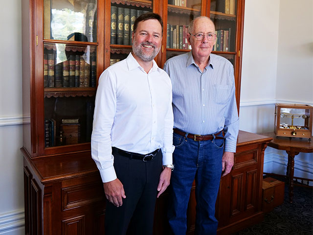 CEO Paul Graham with Robert Cook