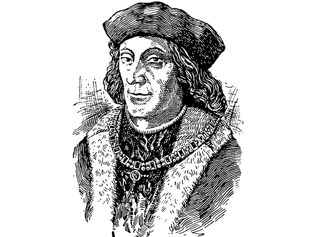 A portrait of Henry VII 